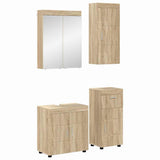 Bathroom Furniture Set TULUM 4 pcs Sonoma Oak 60 x 34 x 63 cm 3398046