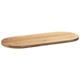 Table Top 140x60x4 cm Solid Wood Oak Oval 4009068