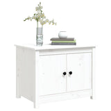 Coffee Table White 71x49x55 cm Solid Wood Pine 820927