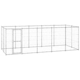 Outdoor Dog Kennel Galvanised Steel 12,1 m 3082309
