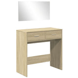 Dressing Table with Mirror Sonoma Oak 80x39x80 cm 840704