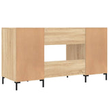 Desk Sonoma Oak 140x50x75 cm Engineered Wood 829551