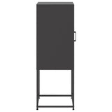 Highboard Black 36x39x107 cm Steel 846530