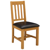 Dining Set 7 pcs Black Solid Oak Wood 3430255