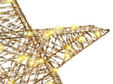 3D Star with 50 LEDs Warm white 55 x 52.5 x 9 cm PET 42019103