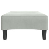 Footstool Light Grey 77x55x31 cm Velvet 4007375
