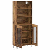 Highboard 2 pcs Old Wood Engineered Wood 3403171