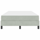 Box Spring Bed with Mattress Light Grey 120 x 220 cm Fabric 3398785