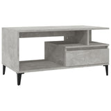 Coffee Table Concrete Grey 90x49x45 cm Engineered Wood 819624