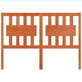 Headboard Wax Brown 135 cm Solid Wood Pine 844293