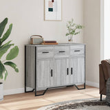 Sideboard Grey Sonoma 97x32.5x74.5 cm Engineered Wood 848562