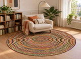 Area Rug Multicolour 180 cm Jute 42010760
