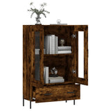 Highboard Smoked Oak 69.5x31x115 cm Engineered Wood 828313