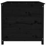 Garden Raised Bed Black 119.5x82.5x78 cm Solid Wood Pine 825314