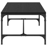 Coffee Table Black Oak 100 x 50 x 35 cm Engineered Wood 881122