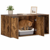 Cat Crate Furniture Smoked Oak 100 x 49 x 45 cm Engineered Wood 8014755
