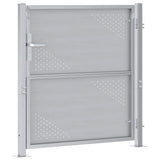 Garden Gate with Lock Silver 85 x 97 cm Stainless Steel 3402577