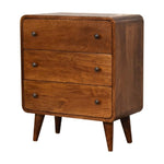 Mini Curved Chestnut Chest IN3342