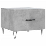 Coffee Tables 2 pcs Concrete Grey 50x50x40 cm Engineered Wood 829389