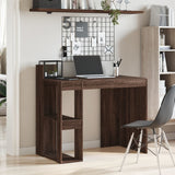 Office Desk Brown Oak 103.5x56.5x94 cm Engineered Wood 847981