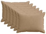 Cushion Cover 6 pcs HOUTEN Brown 80 x 80 cm Corduroy 921658