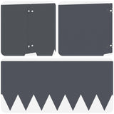 Lawn Edging 10 pcs metal 8008312