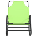 Sun Lounger Set of 2 Green Powder-coated steel, Textilene 318143