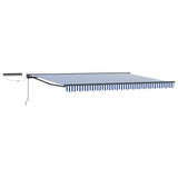 Electric Retractable Awning 4.5 x 3 m Polyester with PU coating 3422073