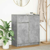Sideboard with Drawer Concrete Grey 71x35x84 cm Engineered Wood 861592