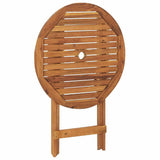 Garden Dining Set Natural Acacia Solid Acacia wood Small Foldable 3058255