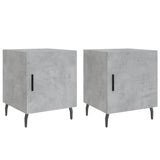 Bedside Cabinets 2 pcs Concrete Grey 40x40x50 cm Engineered Wood 827605