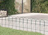 Garden Border Fence Powder-coated Iron 25x0.4 m 141072