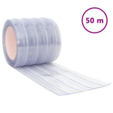 Door Curtain Transparent 200 mmx1.6 mm 50 m PVC 153862