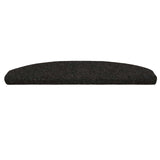 Self-adhesive Stair Mats 15 pcs Black 80 x 24.5 x 3.5 cm 42038666