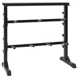 Dumbbell Rack Black 99 x 45 x 95.5 cm Powder-Coated Steel 42002574