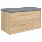 Storage Bench Sonoma Oak 82x42x45 cm Engineered Wood 835049