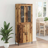 Highboard Old Wood 69.5 x 34 x 180 cm Engineered Wood 3415809