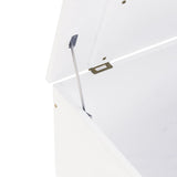Storage Box with Lid RANA White 60x49x54 cm Solid Wood Pine 4002336