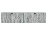 Wall-Mounted TV Cabinet Grey Sonoma 98 x 31 x 30 cm 898221