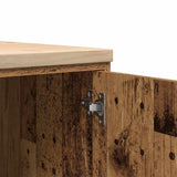 Garage Storage Cabinet Old Wood 30x51x85 cm Solid Wood Pine 860560