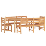 5 Piece Garden Dining Set Solid Wood Teak 3157204