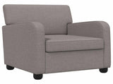 Armchair Taupe Fabric 42043399