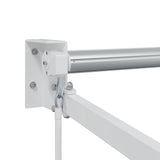 Manual Retractable Awning Frame White 3 x 2 m Aluminium 42024176