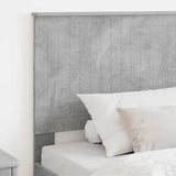 Headboard with Headboard Concrete Grey 100 cm Engineered wood 887795
