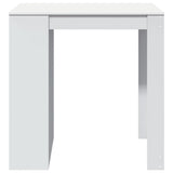 ZNTS Bar Table White 102x70x103.5 cm Engineered Wood 3309321