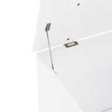 Storage Box with Lid RANA White 80x49x54 cm Solid Wood Pine 4002338