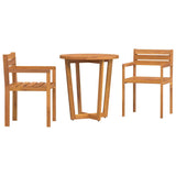 3 Piece Garden Dining Set Solid Wood Acacia 3334768