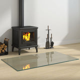 Fireplace Glass Plate Rectangular 100x60 cm 324124