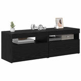 TV Cabinet 2 pcs Black Oak 60 x 35 x 40 cm Engineered Wood 862556