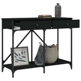 Console Table Black 100x39x78.5 cm Engineered Wood 835484